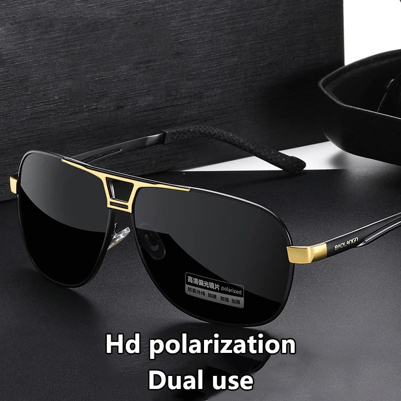 HUA HUA Photochromic Male Eyewear New Men's Sunglasses Vintage Men's Driving Sunshade Sun Glasses UV400 Gafas De Sol